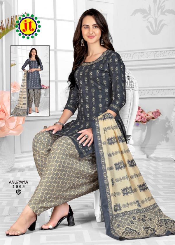 JT Anupama Vol-2 Cotton Designer Patiyala Dress Material